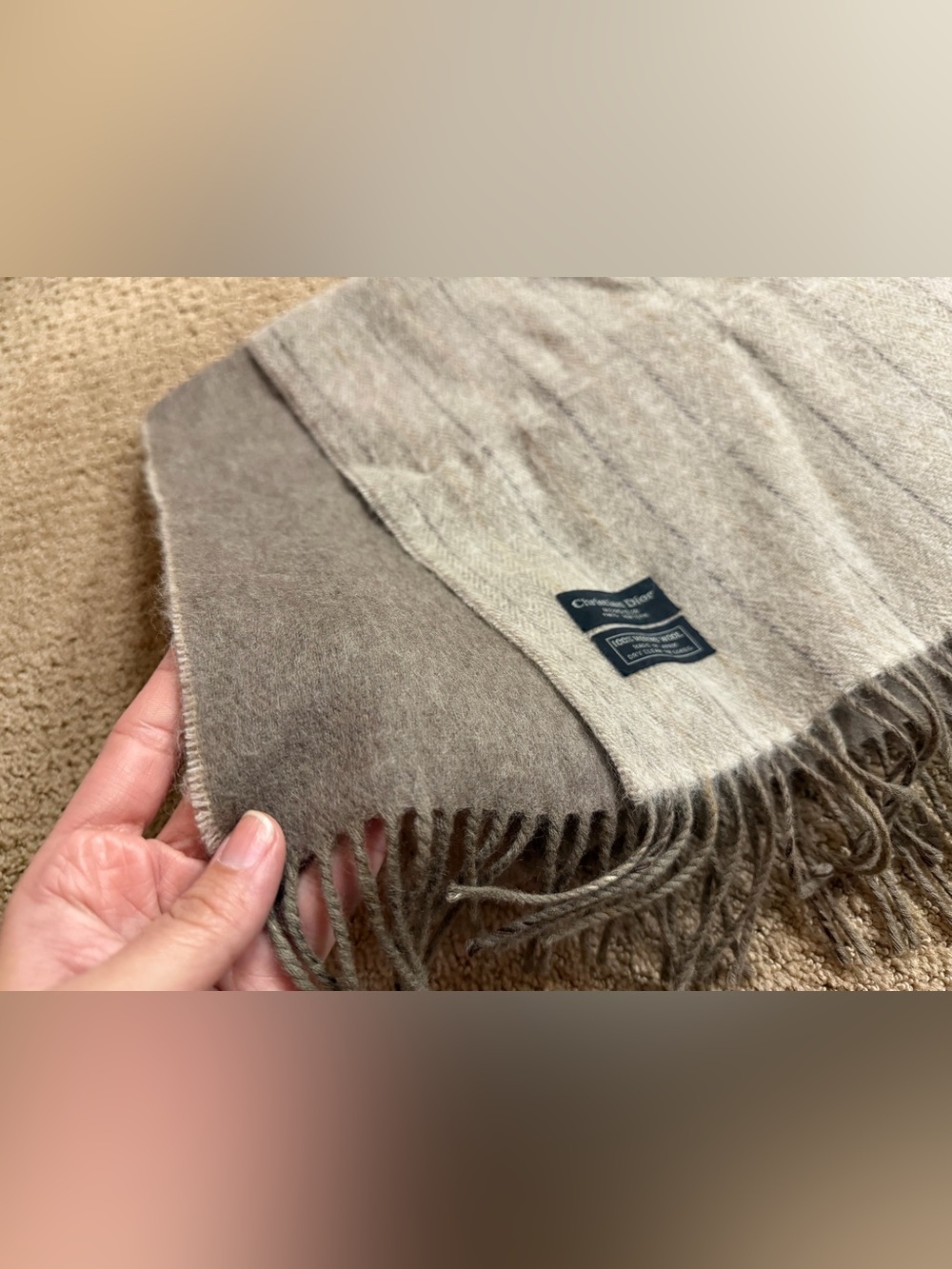 Dior 100% Merino Wool Scarf - Picture 3 of 5